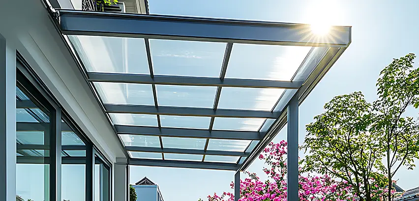 Glass Patio Roof Installation in Cottage Grove