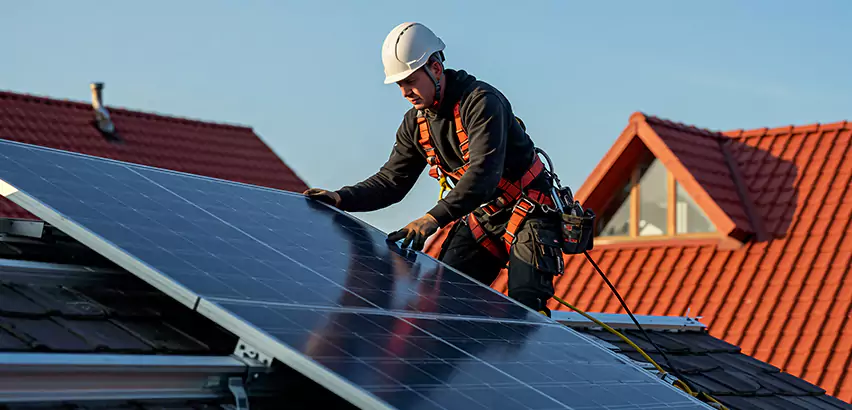 Solar Panels on Steel Roof Installation in Cottage Grove
