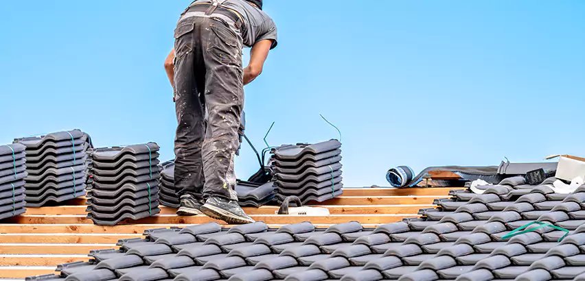 Replacing Tile Roof Underlayment in Cottage Grove
